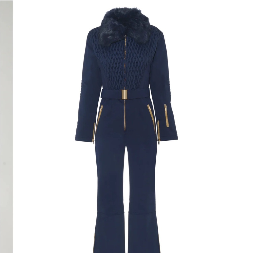My Sunday Ski luxe Maribel Ski suit.